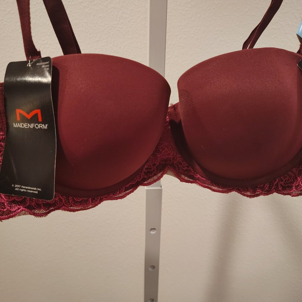 Maidenform Love the Lift Balconette Push Up Bra Size 34C UW NWT Style 9905 - Picture 6 of 12